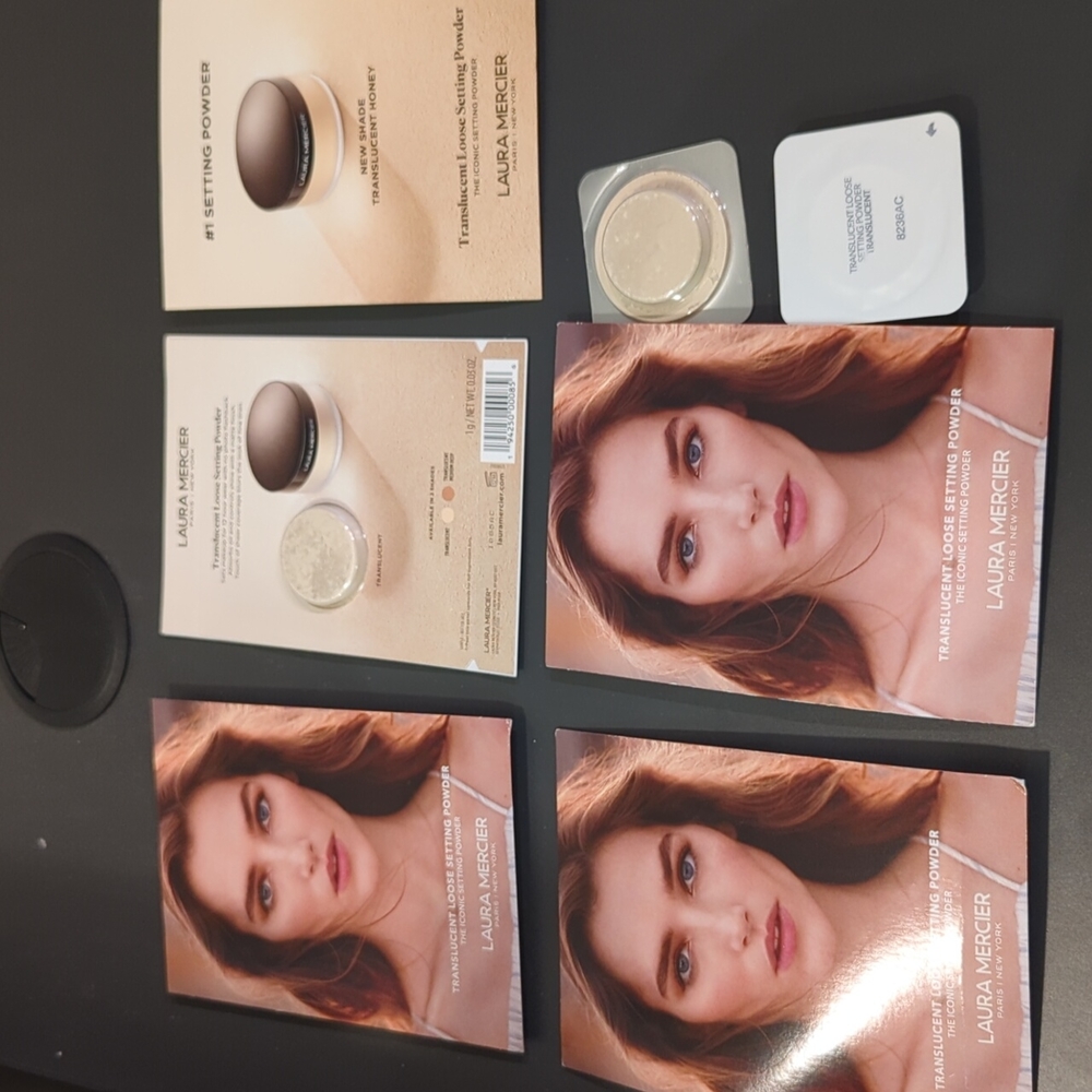 LAURA MERCIER TRANSLUCENT SETTING POWDER 1gx6 plus one translucent honey